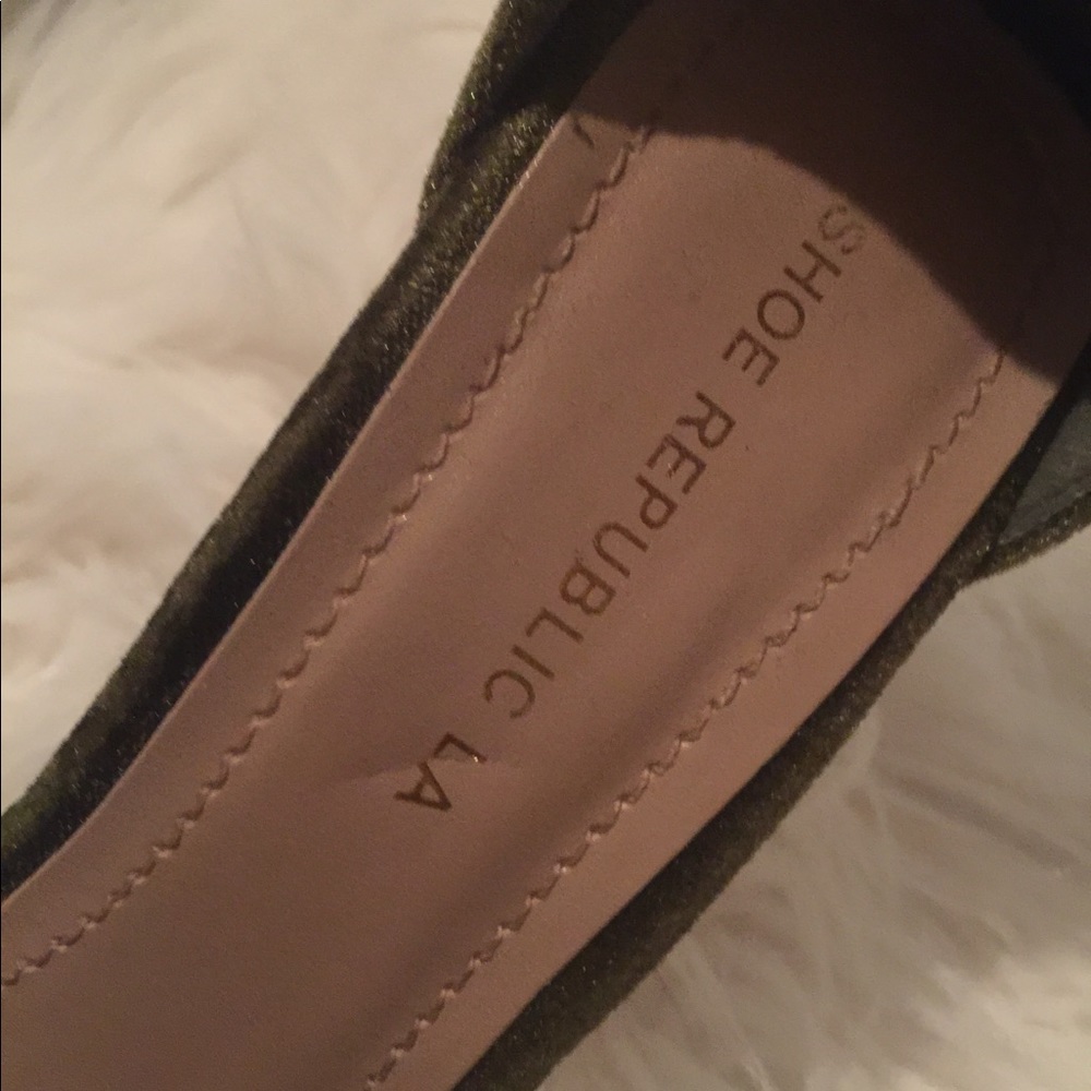 Shoe Republic LA Velvet heels US6.5 - Picture 5 of 5